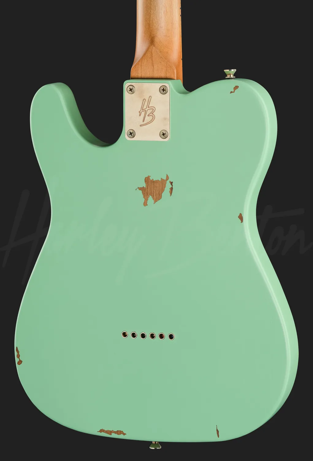 Harley Benton TE-62LA E-Gitarre Seafoam Green Aged