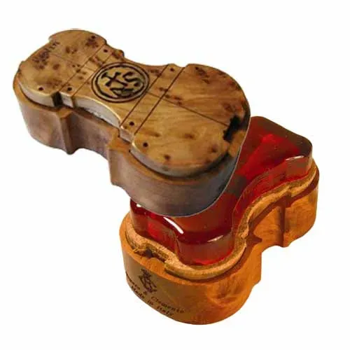 Strad Kolophonium Violine Holzkasten