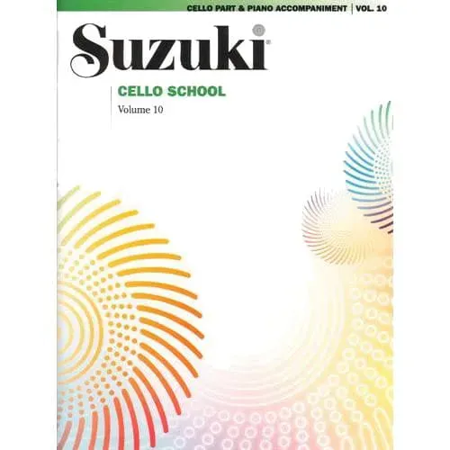 Suzuki Cello School Celloheft Band 10 Klavier