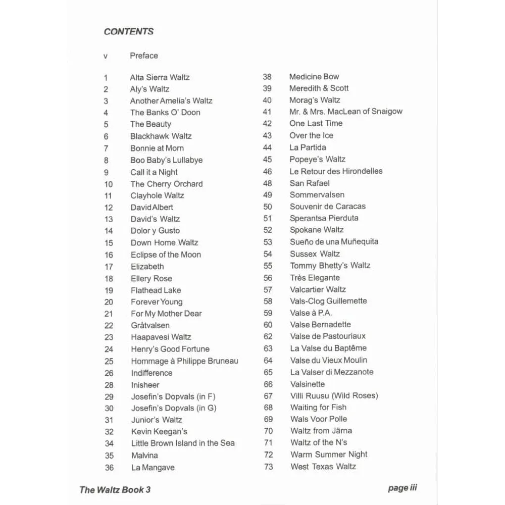 Shar Music Waltz Book Volume 3 Noten für Violine