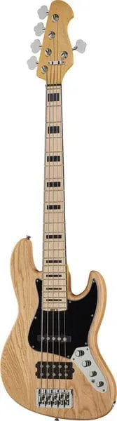 Harley Benton Enhanced MJ-5MN E-Bass Natural 5-saitig
