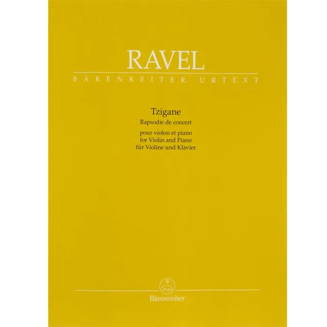 Ravel Tzigane Konzert-Rhapsodie Violinnoten Violine Klavier Urtext