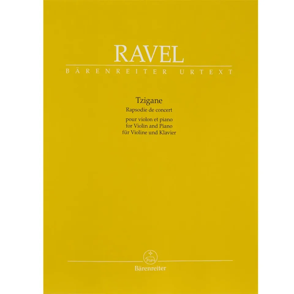 Ravel Tzigane Konzert-Rhapsodie Violinnoten Violine Klavier Urtext