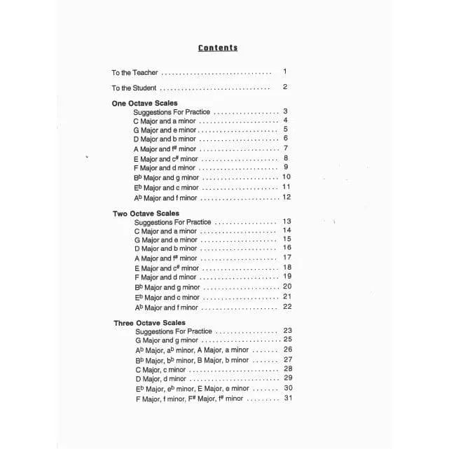 Matherly Progressive Scales Violine Noten Heft