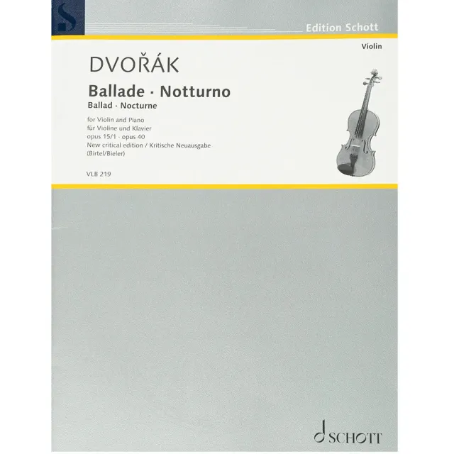 Dvorak Ballade Notturno Op.15/40 Noten Violine