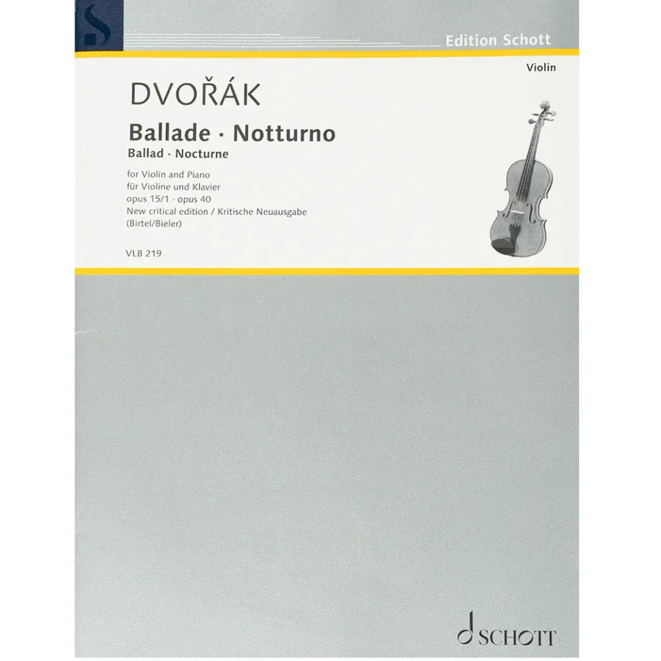 Dvorak Ballade Notturno Op.15/40 Noten Violine