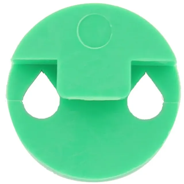 Tourte Round 2 Holes Geigendämpfer grün Gummi