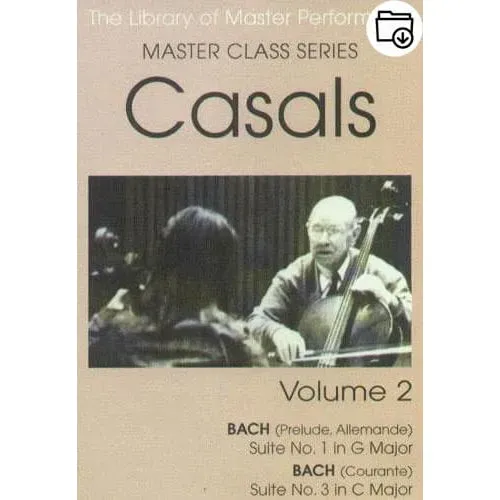 Casals Master Class Vol.2 Notenheft Cello