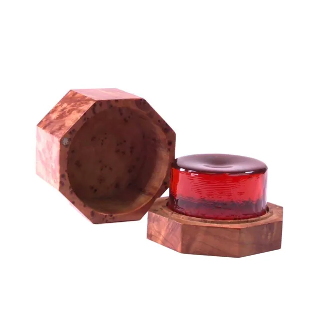 Peccatte Octagonal Kolophonium Holzdose mittel