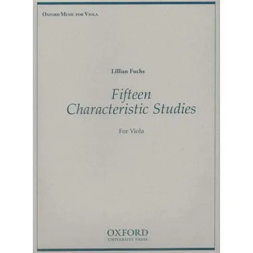 Oxford Fuchs 15 Characteristic Studies Bratschennoten solo