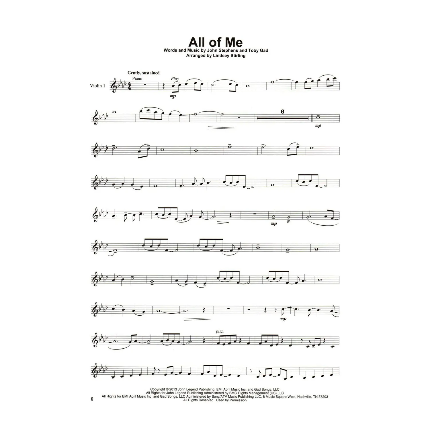 Lindsey Stirling Hits Vol.45 Violine Noten mit Audio