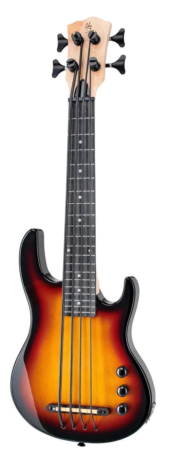 Harley Benton Standard Solid UkeBass U-Bass Sunburst