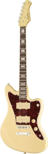 Harley Benton JA-60 VW E-Gitarre Olympic White P90