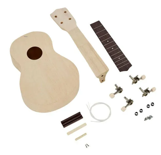 Harley Benton DIY-Kit Ukulele Soprano Bausatz unlackiert