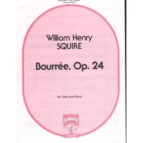 Squire Bourée Op 24 Noten Cello Klavier Fischer