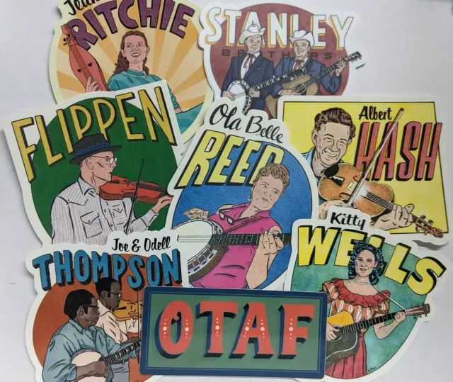 Pisgah Old-Time Superhero Sticker wetterfest