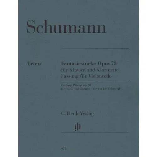 Henle Schumann Fantasiestücke Op 73 Noten Cello Klavier Urtext