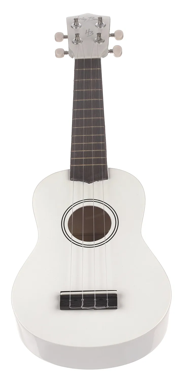Harley Benton Standard HBUK12 Sopran-Ukulele White Laminat