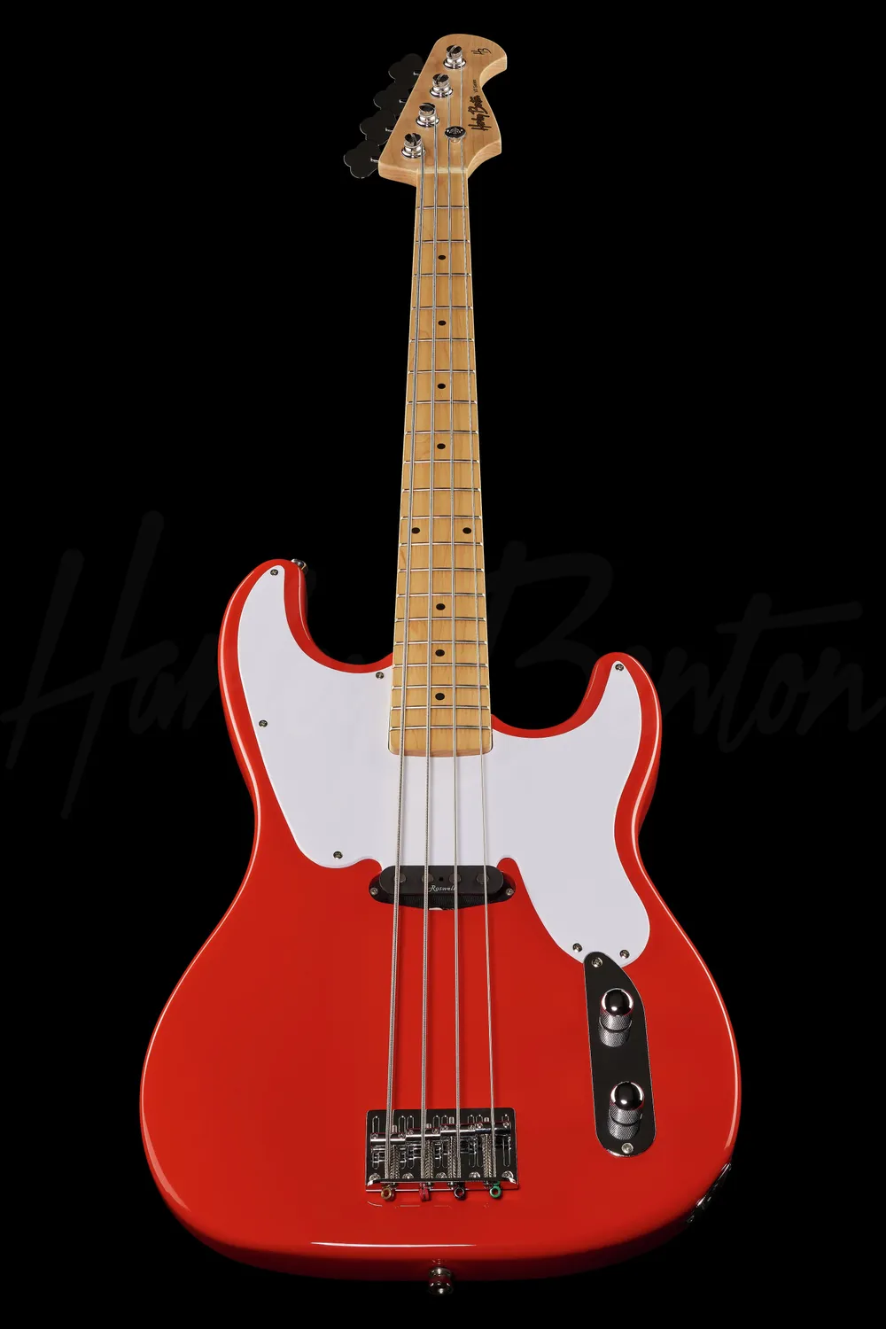 Harley Benton Vintage PB-50 FR E-Bass Fiesta Red Alnico