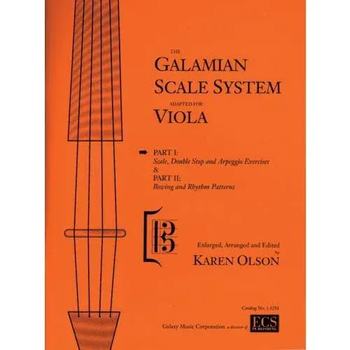 Galamian Scale System Noten Viola Band 1+2 Olson