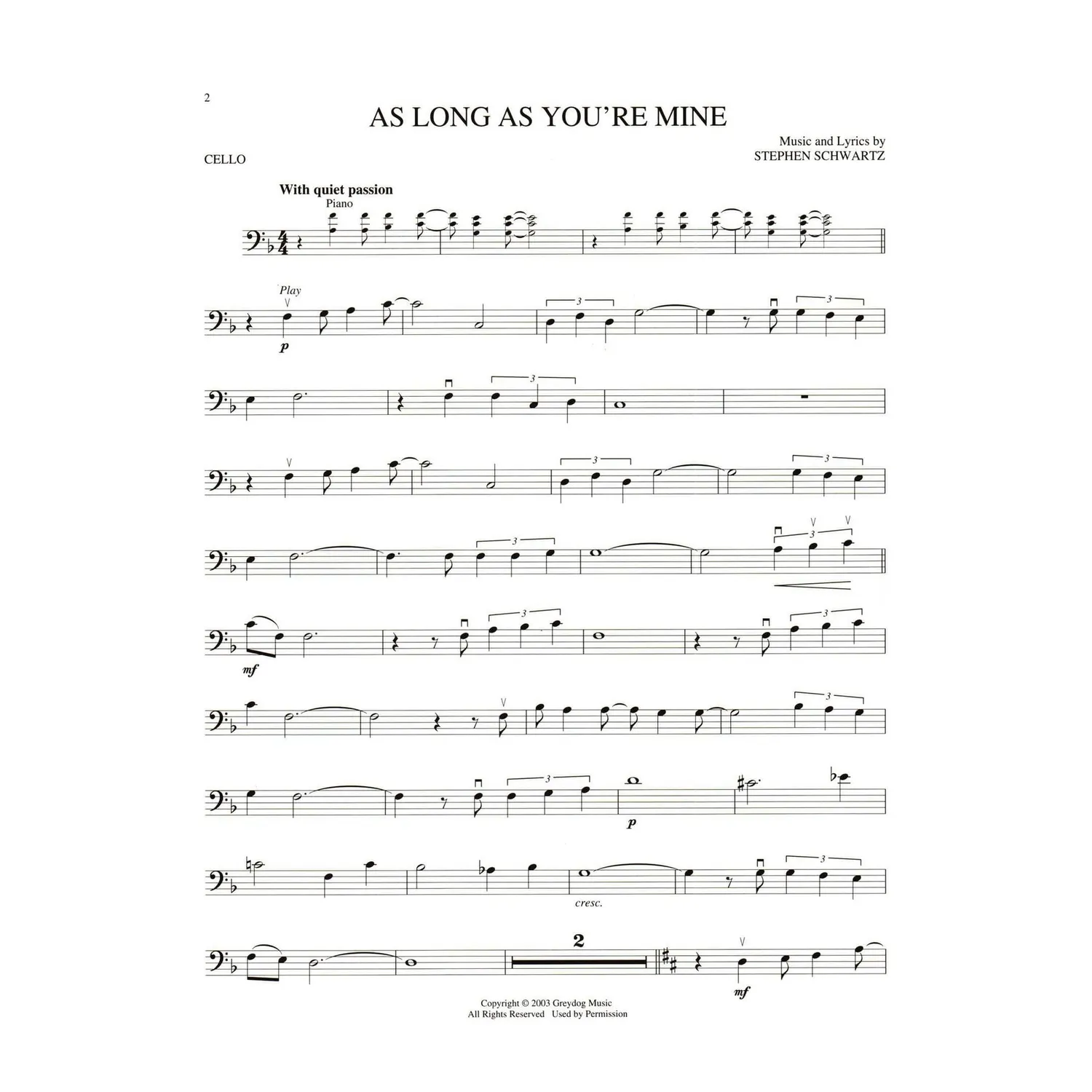 Hal Leonard Wicked Cello Noten Play-Along 13 Songs Audio