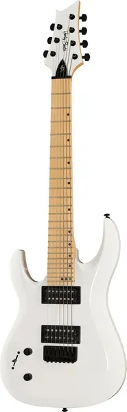 Harley Benton Rock R-457MN LH E-Gitarre 7-saitig weiß Linkshänder