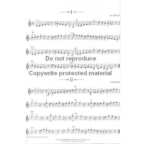 Whistler First Etude Album Violin-Noten 60 Etüden erste Lage