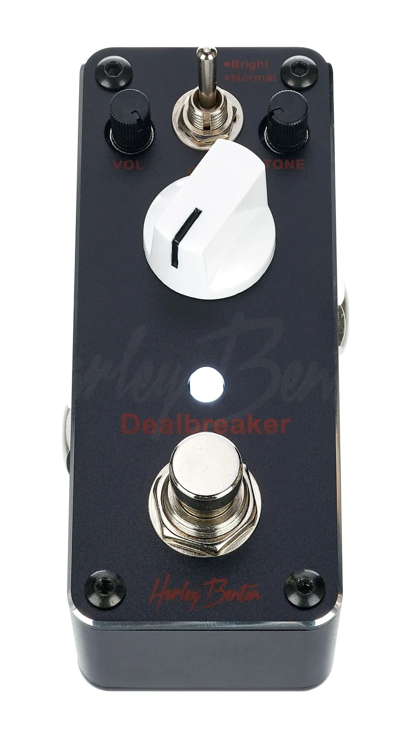Harley Benton Standard MiniStomp Dealbreaker Overdrive-Pedal britisch