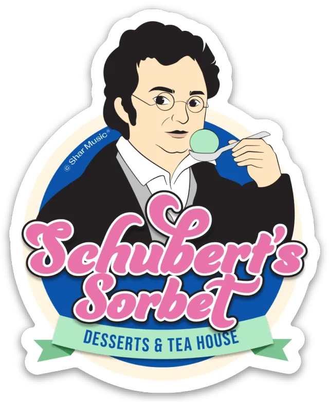 Shar Music Schubert Sorbet Sticker Instrumentenkoffer