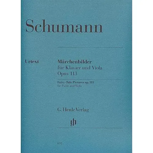 Henle Schumann Märchenbilder Op.113 Noten Viola Klavier Urtext
