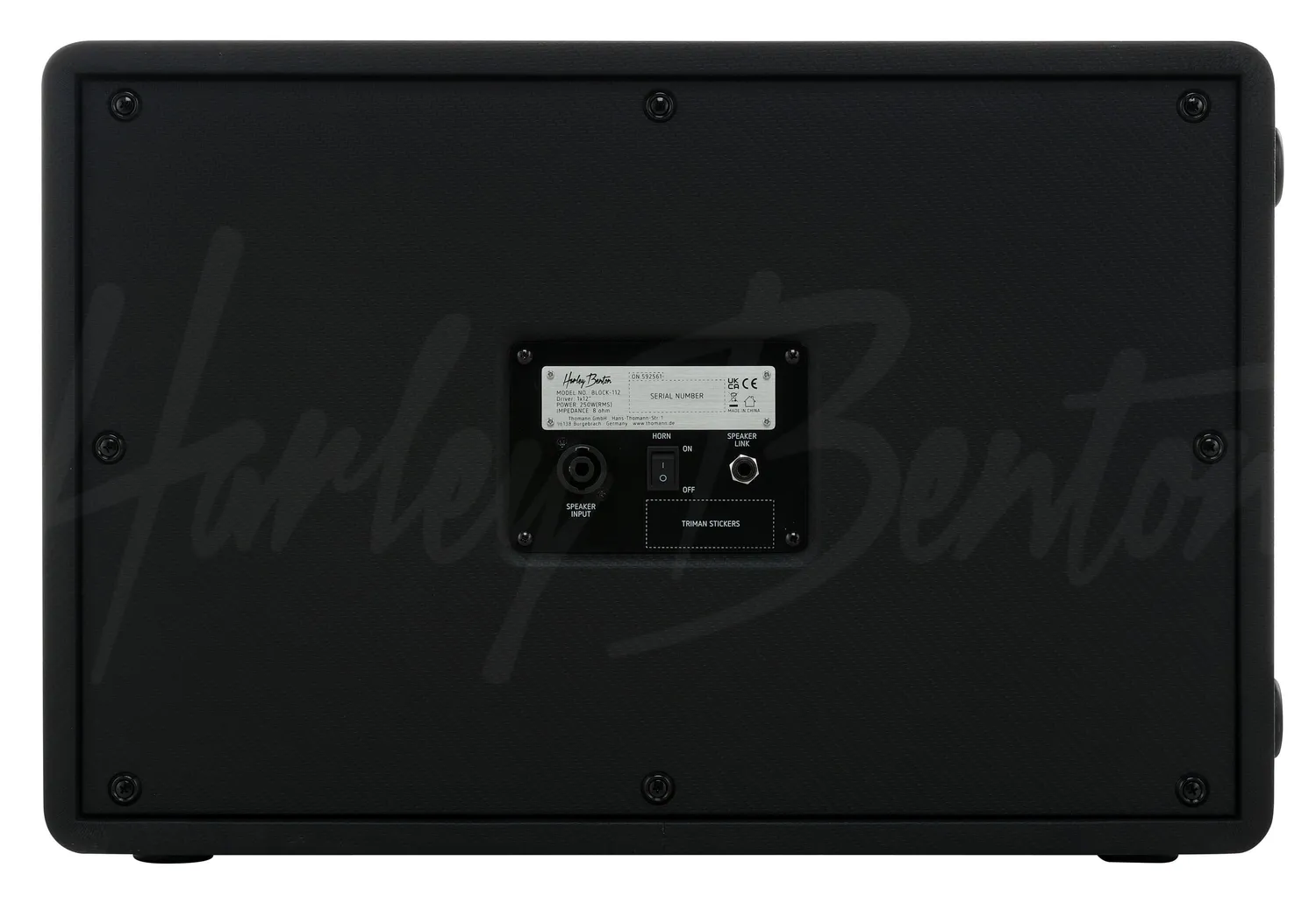 Harley Benton Standard Block-112VH Bassbox 250W 8 Ohm
