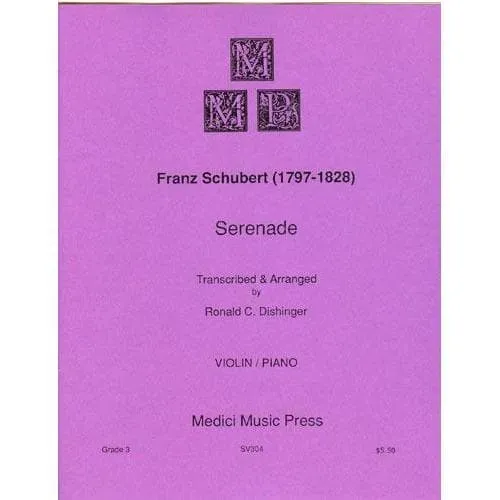 Medici Schubert Serenade D 889 Noten Violine Klavier