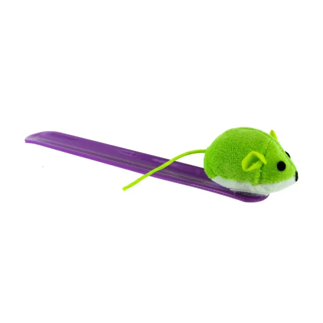 Multi Mouse Bogenhilfe Grün-Lila Plüschmaus