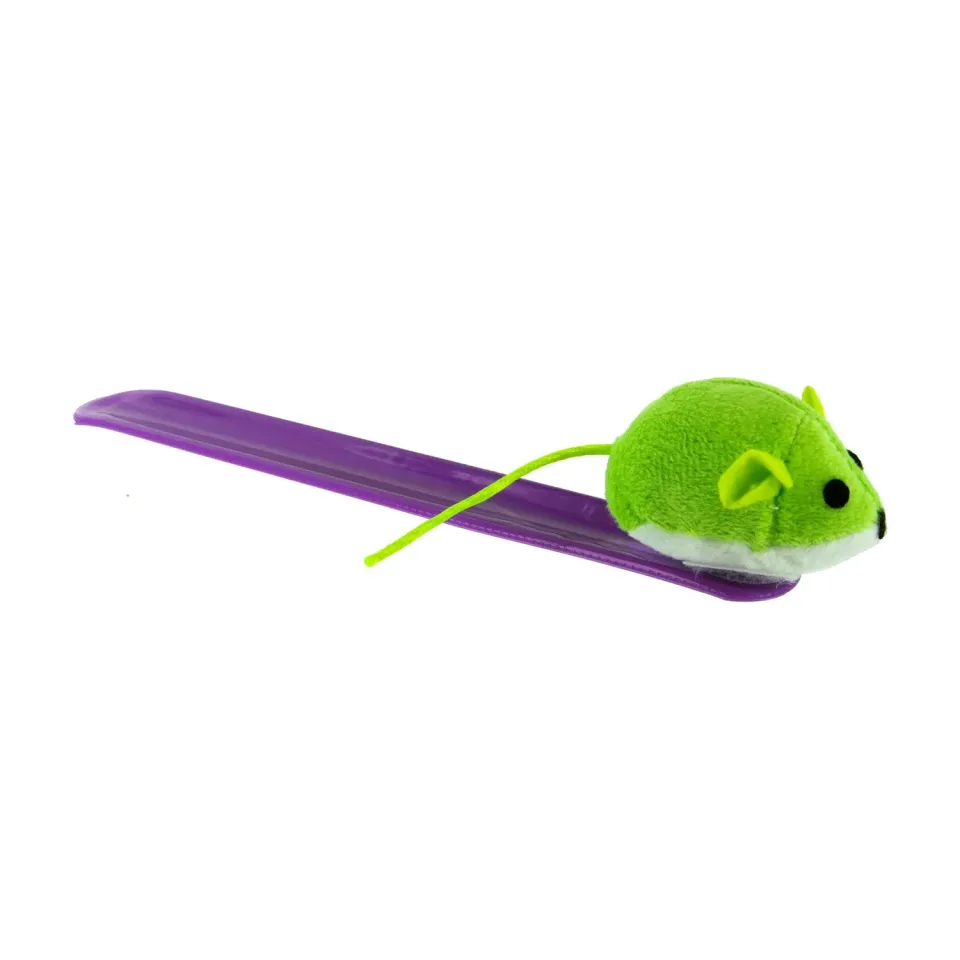 Multi Mouse Bogenhilfe Grün-Lila Plüschmaus