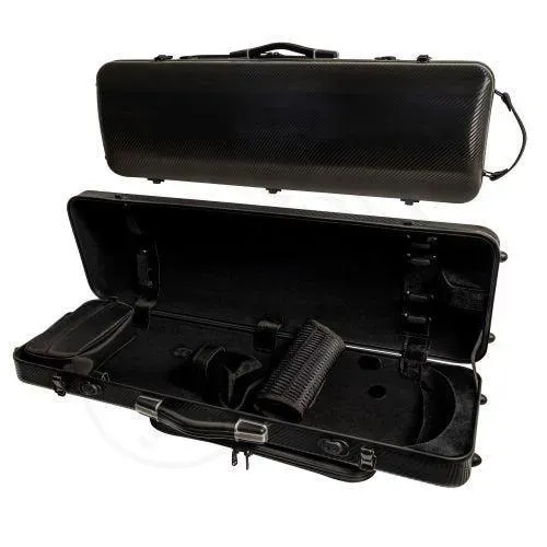 MV Polycarbonat Geigenkasten 4/4 schwarz Oblong