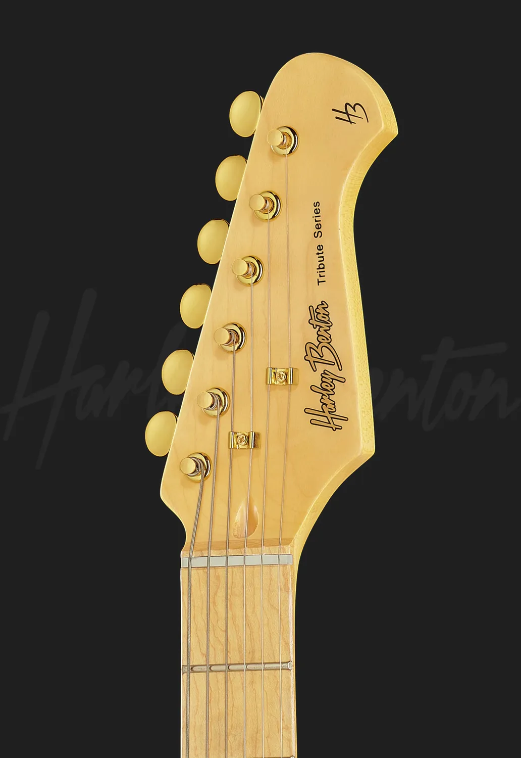 Harley Benton ST-59HM E-Gitarre Fiesta Red Vintage
