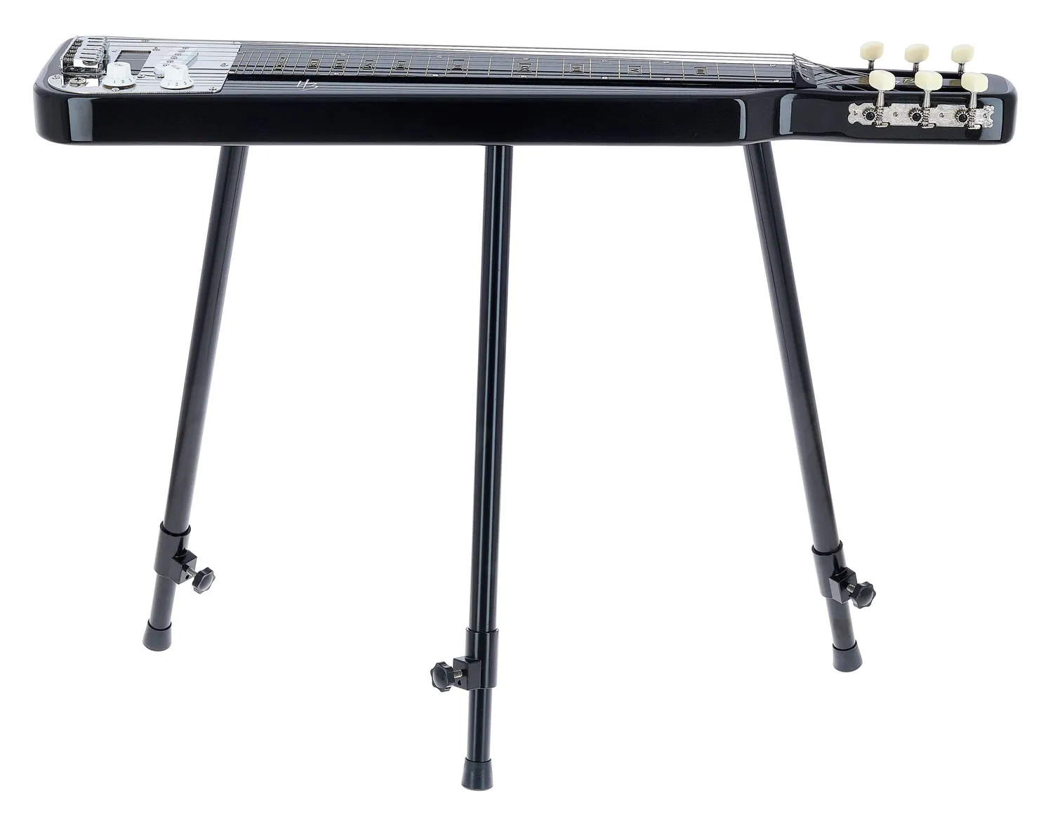 Harley Benton Slider II Lap-Steel-Gitarre Set mit Ständer Tonbar