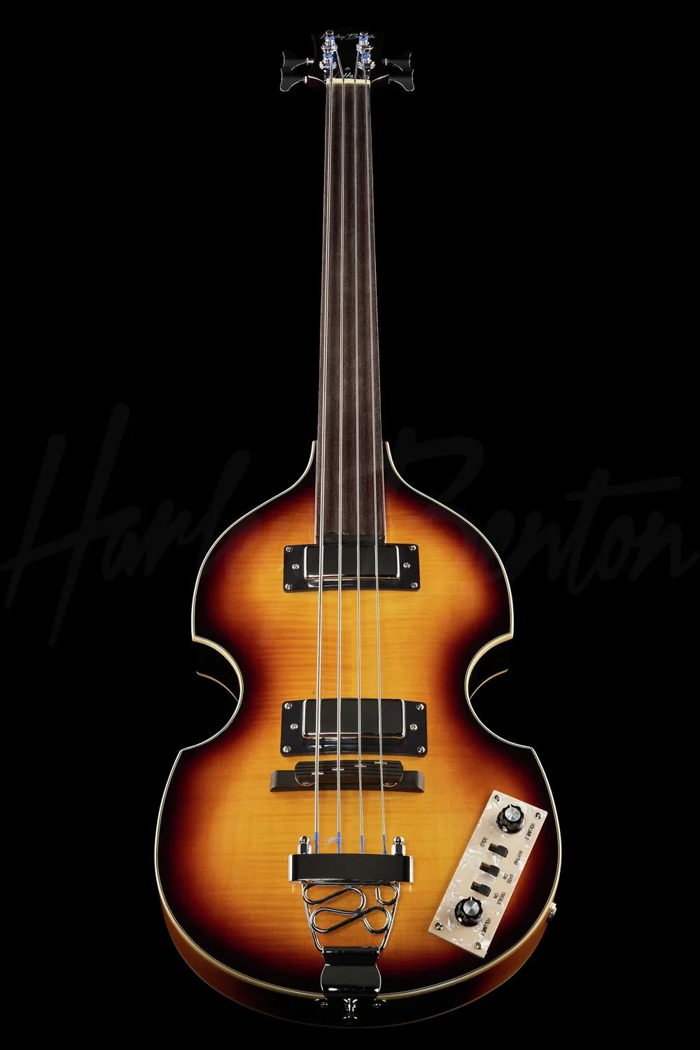 Harley Benton BeatBass FL VS Fretless-Bass Sunburst