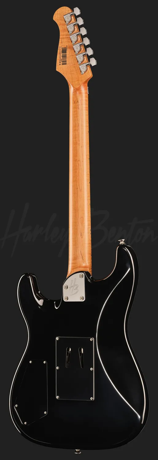 Harley Benton ST-80FR E-Gitarre Black Floyd Rose Humbucker