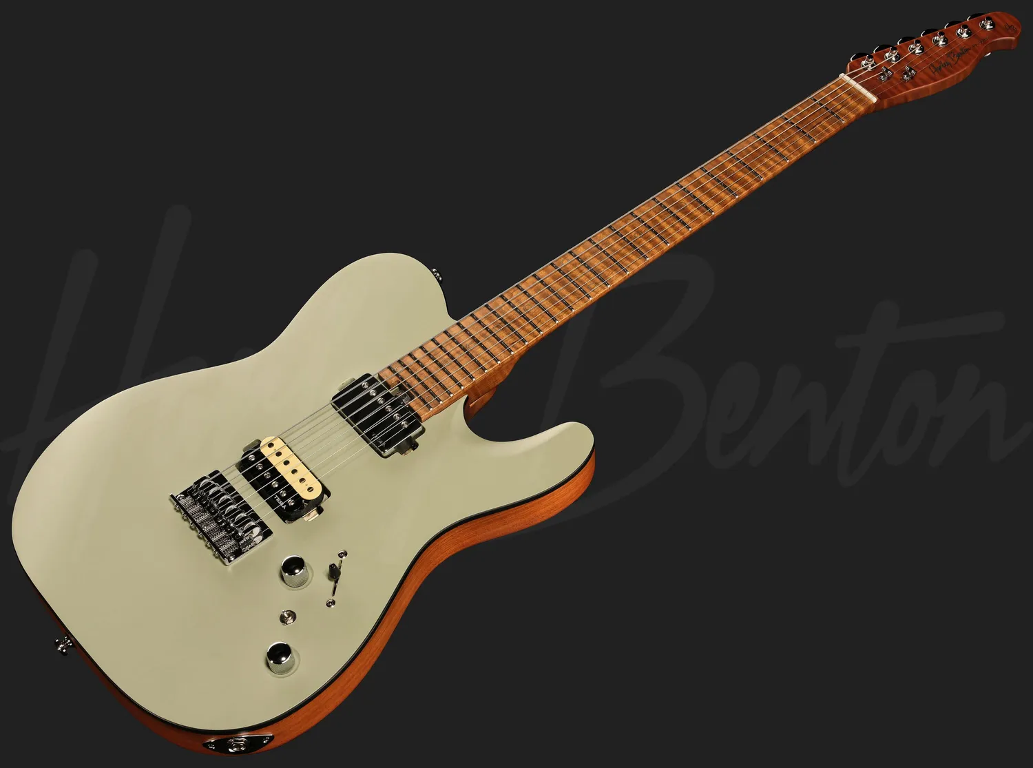 Harley Benton Fusion-T II HH MN HT E-Gitarre Grey