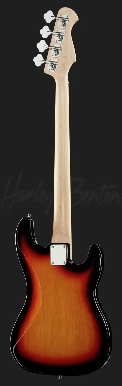 Harley Benton PB-50 LH E-Bass Sunburst Linkshänder
