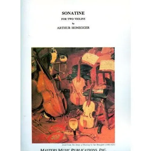 Honegger Sonatine Noten für zwei Violinen Masters Music