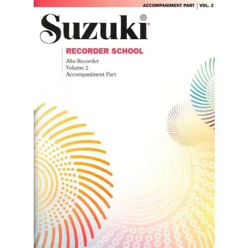 Shar Suzuki Recorder School Klavierbegleitung Alt Vol.2