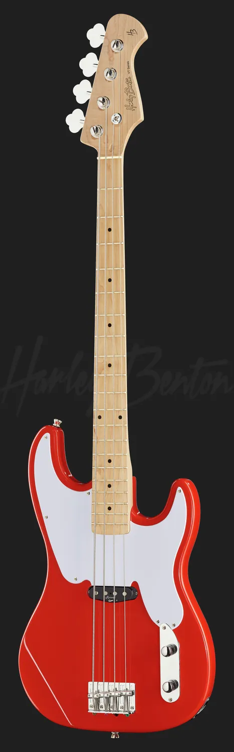 Harley Benton Vintage PB-50 FR E-Bass Fiesta Red Alnico