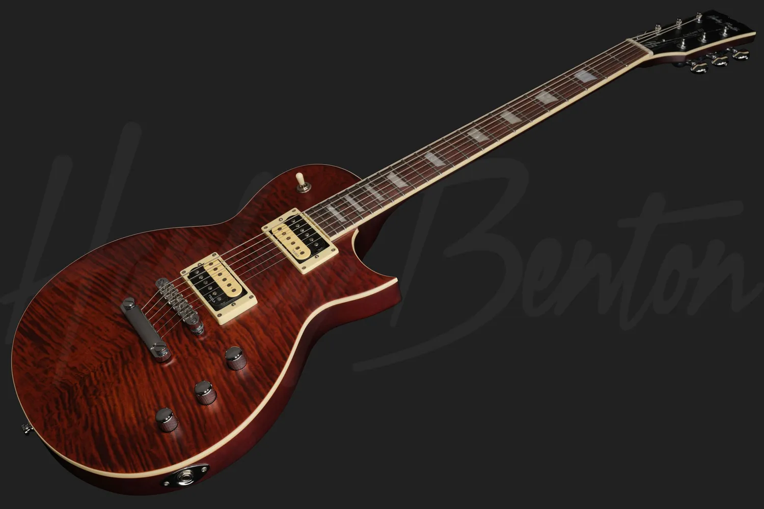 Harley Benton SC-Custom III E-Gitarre Satin Paradise Humbucker