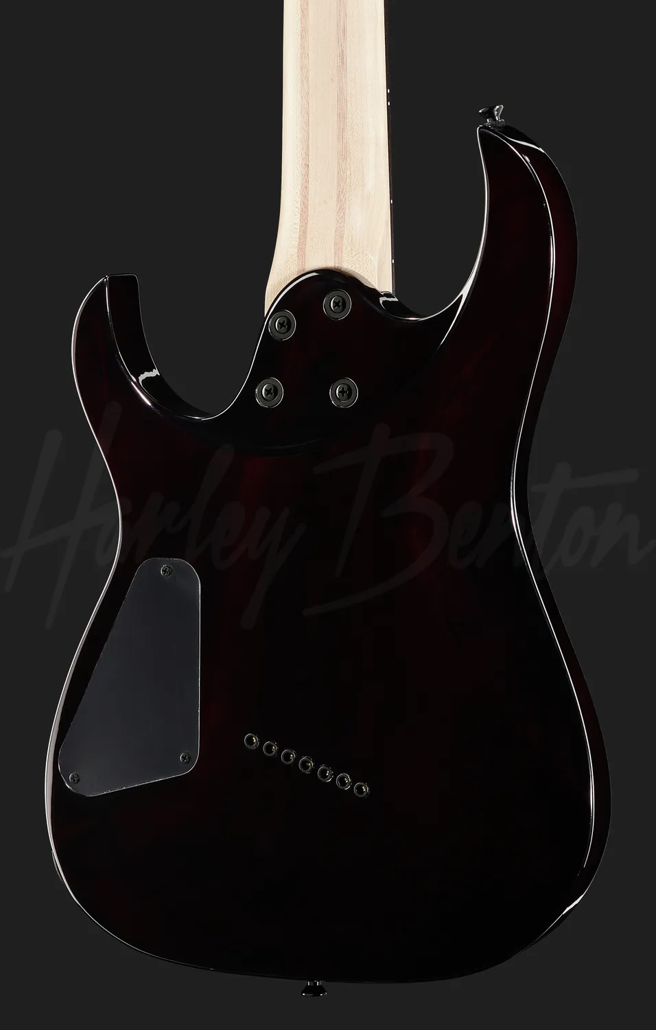 Harley Benton Progressive MultiScale-7 TPB DLX E-Gitarre Rot
