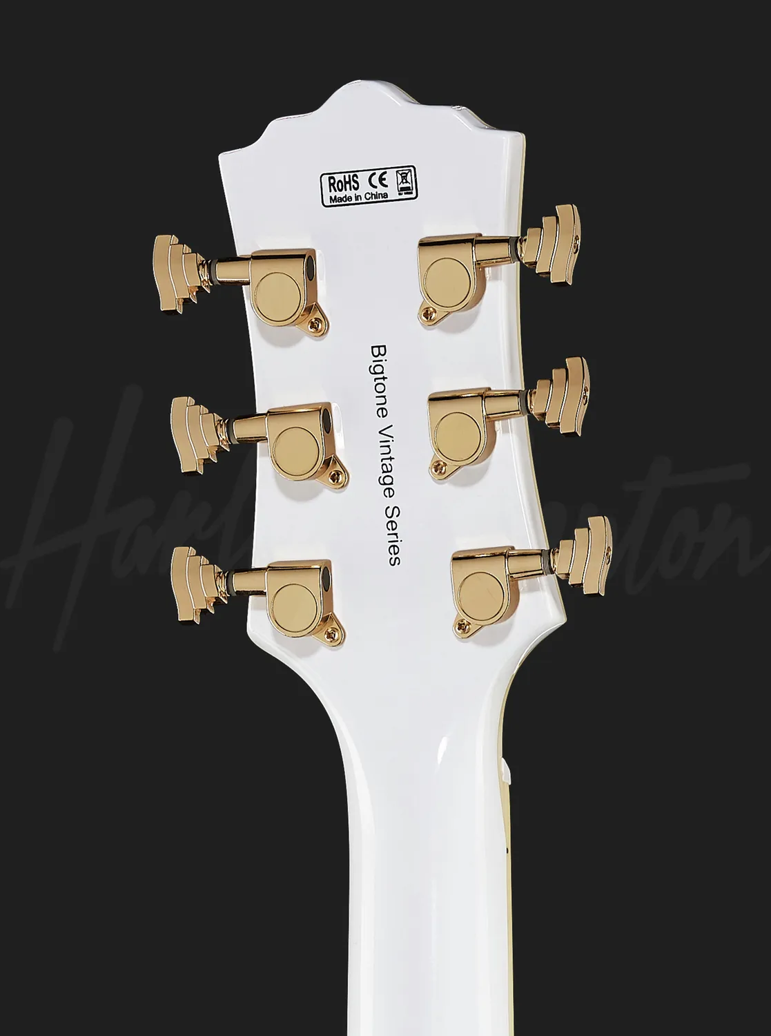Harley Benton Vintage Big Tone Trem E-Gitarre Vintage White