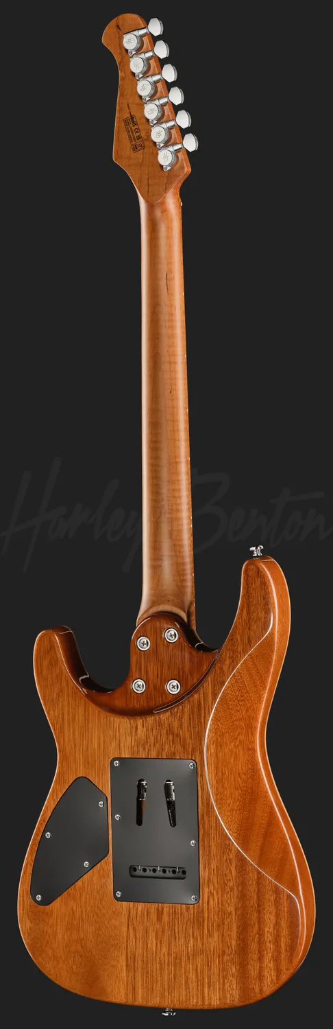 Harley Benton Fusion-IV HH MN E-Gitarre Ocean Turquoise