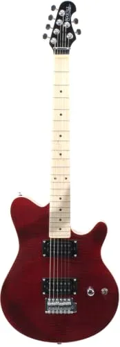 Rocktile Pro MM150-TR E-Gitarre transparent red