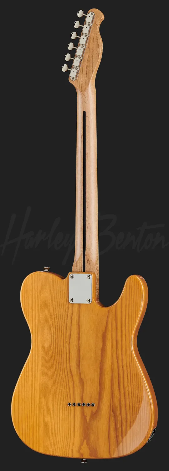 Harley Benton TE-52 LH NA E-Gitarre Natur Esche